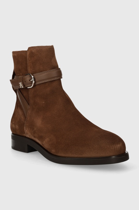 Tommy Hilfiger botki zamszowe ELEVATED ESSENT BOOT THERMO SDE FW0FW07482 brązowy AW23