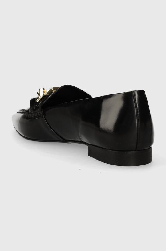 Obuv Kožené balerínky Tommy Hilfiger TH CHAIN POINTY BALLERINA FW0FW07510 čierna