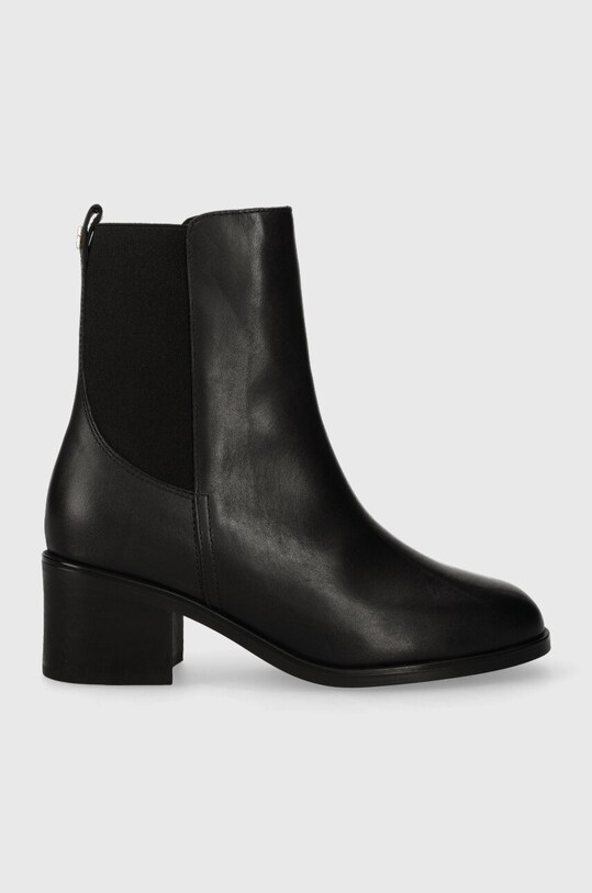 Μποτάκια Tommy Hilfiger ESSENTIAL CHELSEA THERMO BOOT υφασμάτινο μαύρο FW0FW07516