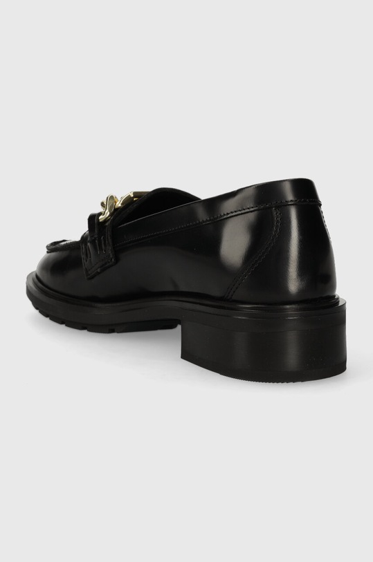 Încălțăminte Tommy Hilfiger mocasini de piele TH CHAIN LOAFER FW0FW07517 negru
