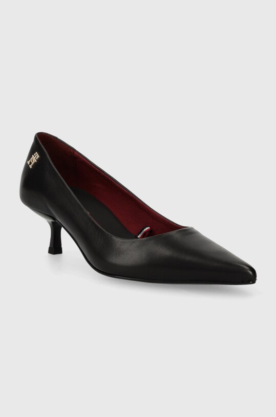 Tommy Hilfiger szpilki POINTY KITTEN HEEL PUMP FW0FW07524 czarny AW23