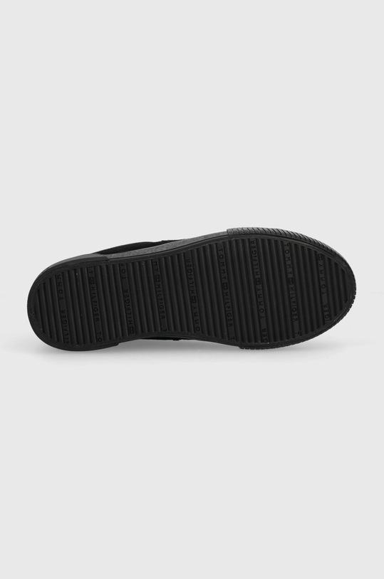 Tenisice od brušene kože Tommy Hilfiger VULC SUEDE SNEAKER LO FW0FW07548 crna