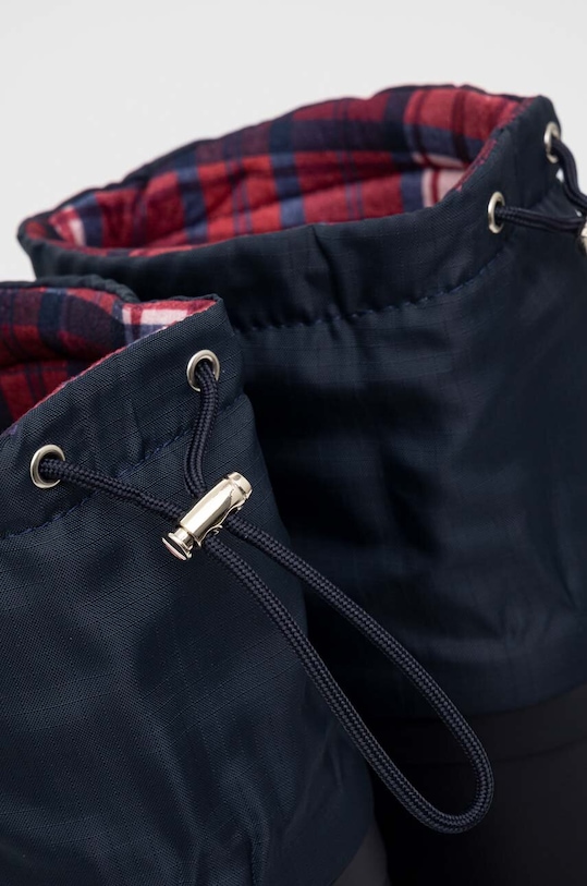 Tommy Hilfiger kalosze TOMMY TARTAN RUBBERBOOT granatowy FW0FW07664