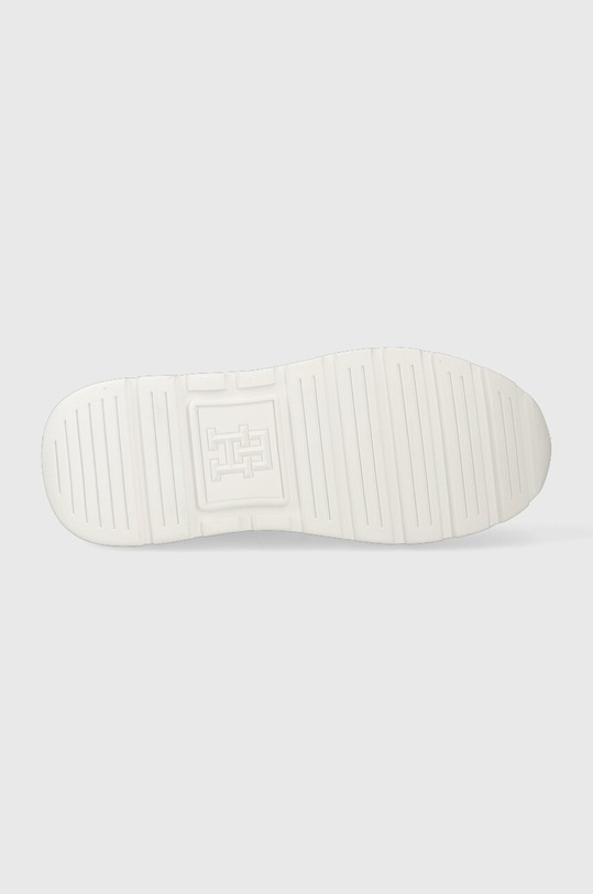 Tommy Hilfiger sneakers in pelle TH PREMIUM RUNNER LTHR FW0FW07340 bianco