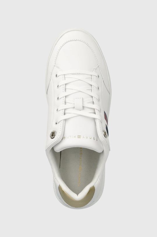 Tommy Hilfiger sneakers in pelle ELEVATED GLOBAL STRIPES SNEAKER bianco FW0FW07446