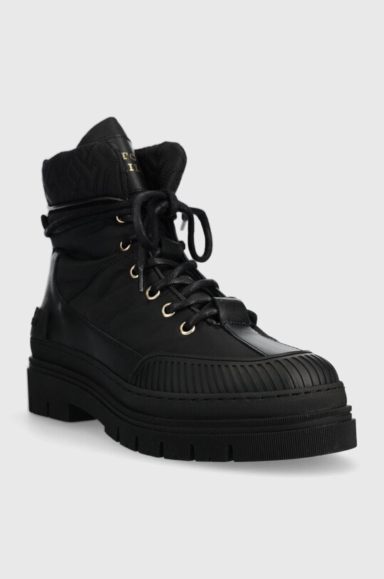 Черевики Tommy Hilfiger TH MONOGRAM OUTDOOR BOOT FW0FW07502 чорний AW23