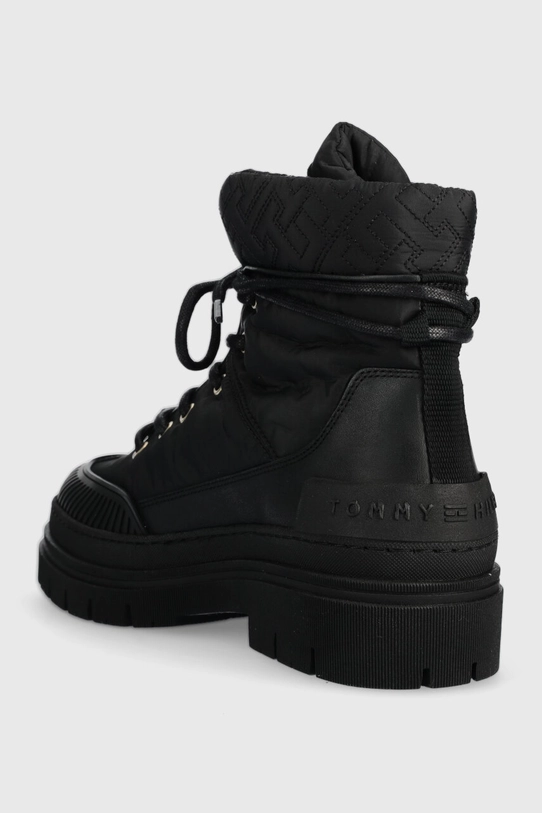 Încălțăminte Tommy Hilfiger botine TH MONOGRAM OUTDOOR BOOT FW0FW07502 negru