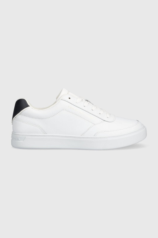 Tommy Hilfiger sneakersy skórzane TH ELEVATED CLASSIC SNEAKER płaska biały FW0FW07567