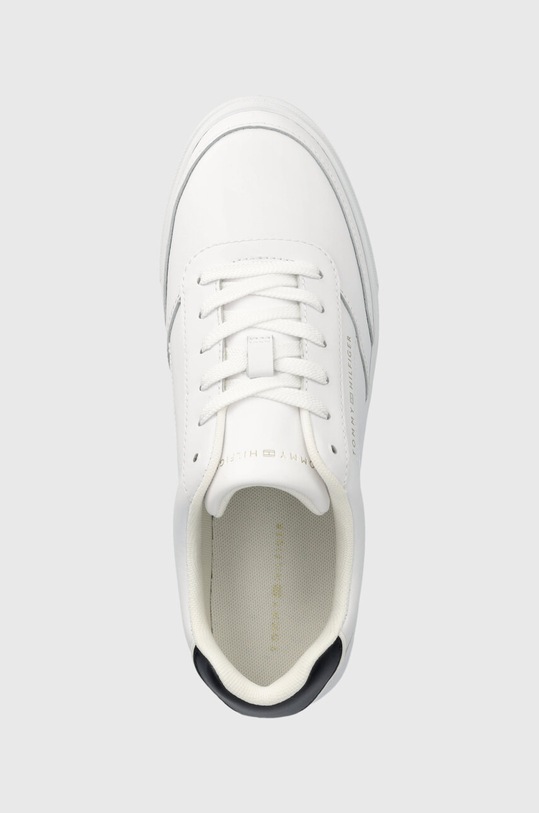 Tommy Hilfiger sneakersy skórzane TH ELEVATED CLASSIC SNEAKER biały FW0FW07567