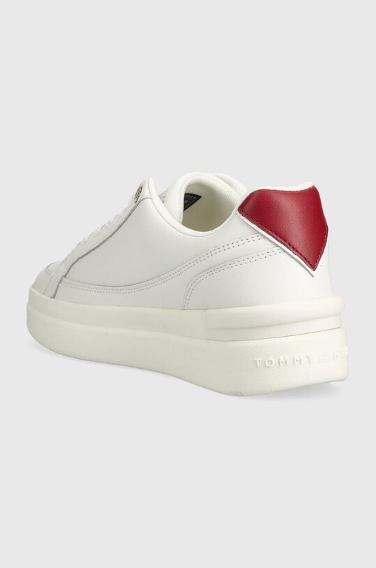 Obuv Kožené tenisky Tommy Hilfiger TH ELEVATED COURT SNEAKER FW0FW07568 biela