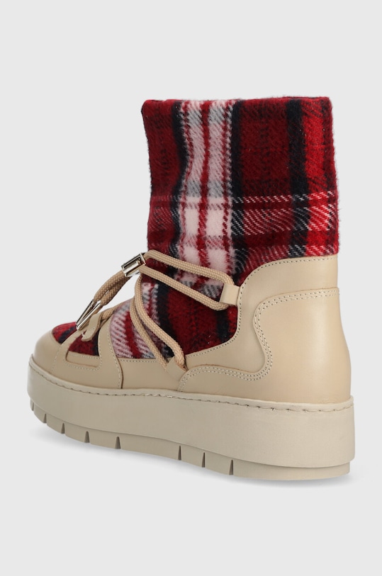 Παπούτσια Μπότες χιονιού Tommy Hilfiger TARTAN SNOWBOOT FW0FW07612 μπεζ