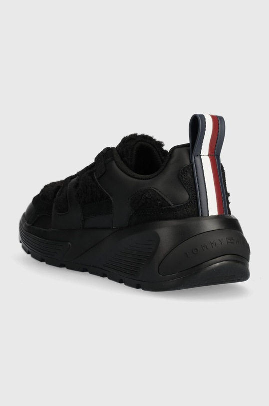 Παπούτσια Αθλητικά Tommy Hilfiger TH FUR FASHION RUNNER FW0FW07307 μαύρο