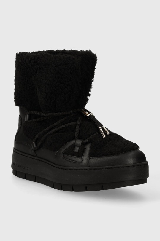 Tommy Hilfiger śniegowce TOMMY TEDDY SNOWBOOT FW0FW07505 czarny AW23