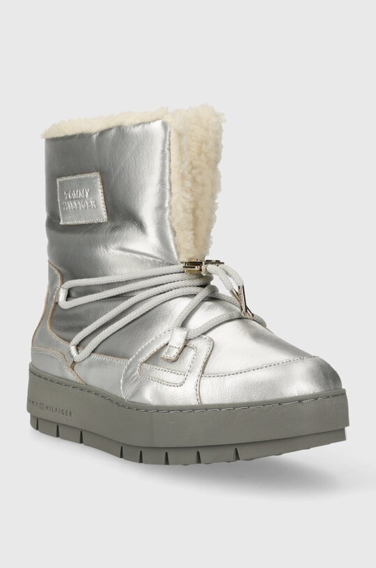 Зимові чоботи Tommy Hilfiger TOMMY ESSENTIAL SILVER SNOWBOOT FW0FW07506 срібний AW23
