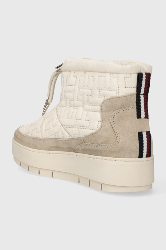 Încălțăminte Tommy Hilfiger cizme de iarna TOMMY MONOGRAM SNOWBOOT FW0FW07637 bej
