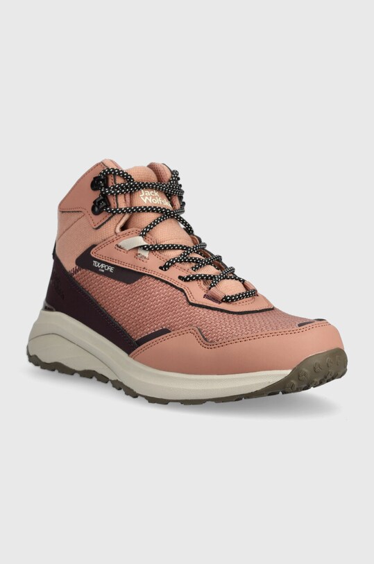 Ботинки Jack Wolfskin Dromoventure Texapore Mid 4059651 розовый AW23