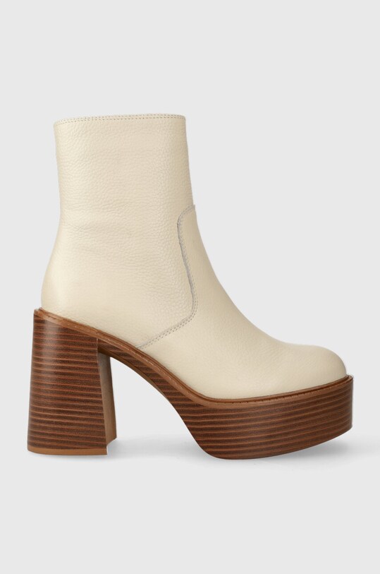 Aldo cizme de piele Myrelle peste 8 cm alb 13621066Myrelle