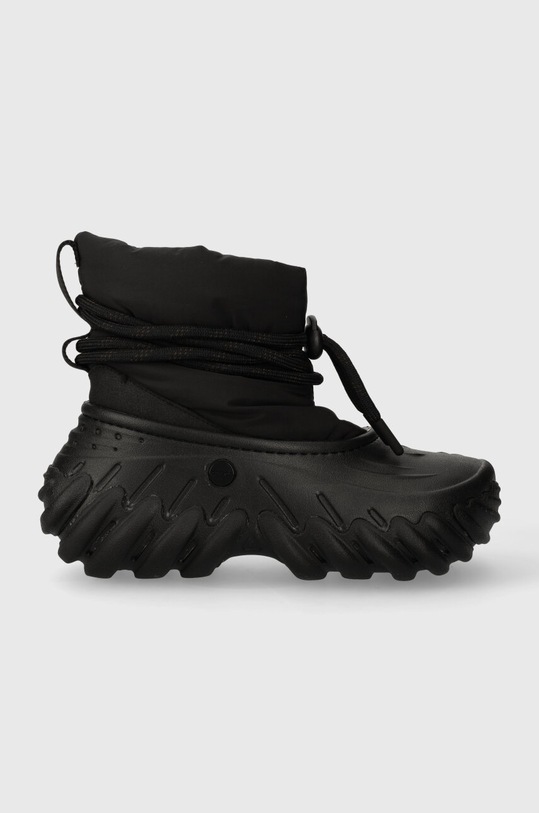 Crocs hócipő Echo Boot textil fekete 208716.001