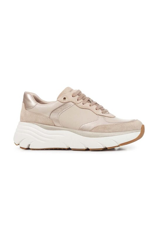 Geox sneakersy D DIAMANTA A imitacja skóry licowej beżowy D35UFA.08522.C6738