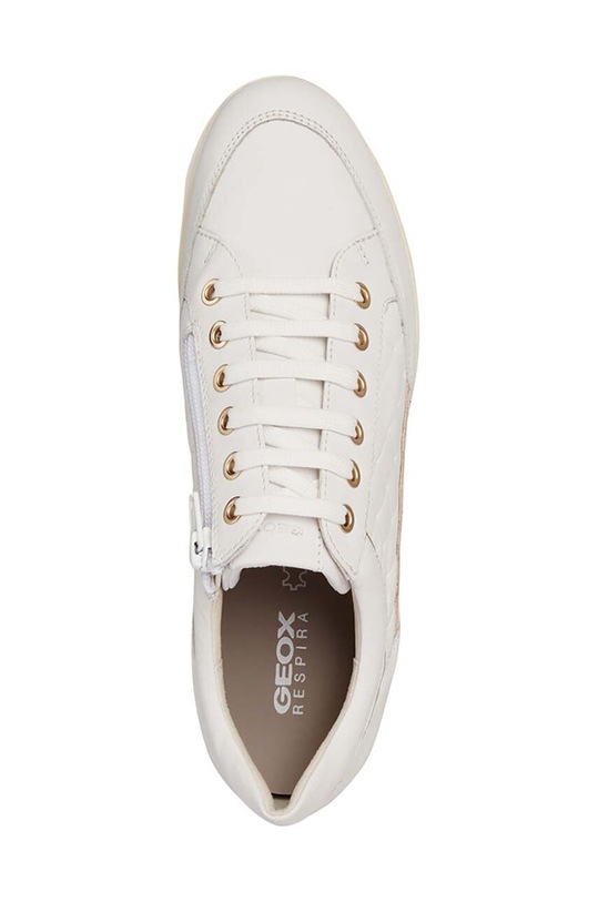 Semišové tenisky Geox D MYRIA A D3568A.08547.C1000 bílá