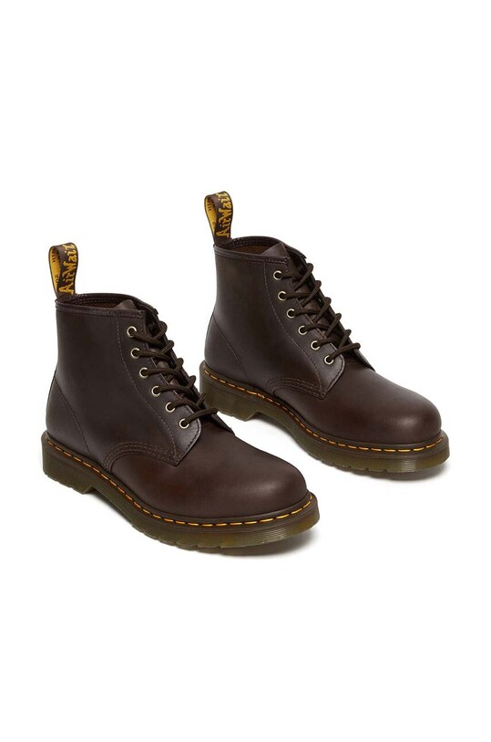 Шкіряні черевики Dr. Martens 101 DM27761201 коричневий AA00