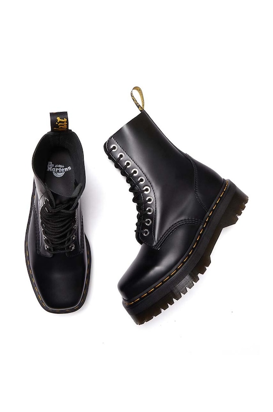 Δερμάτινα workers Dr. Martens 1490 Quad Squared μαύρο DM31147001