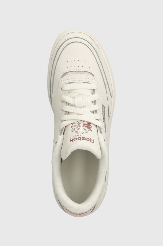 Reebok sneakersy skórzane Club C Extra beżowy IE1612.100033105