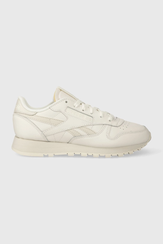 Кожаные кроссовки Reebok Classic Leather кожа бежевый IG9482.100034438