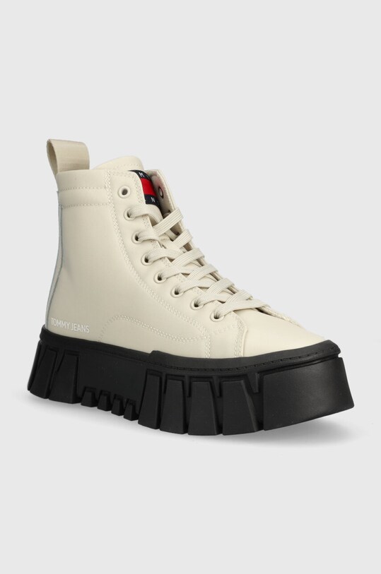 Tommy Jeans tenisi TJW VULC PLT NYLON MC EN0EN02241 bej AW23