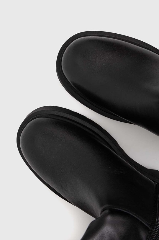 Vysoké čižmy Tommy Jeans TJW OVER THE KNEE BOOTS čierna EN0EN02254