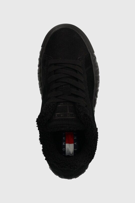 Obuwie Tommy Jeans sneakersy zamszowe TOMMY JEANS NEW CUPSOLE LEAT WL EN0EN02274 czarny