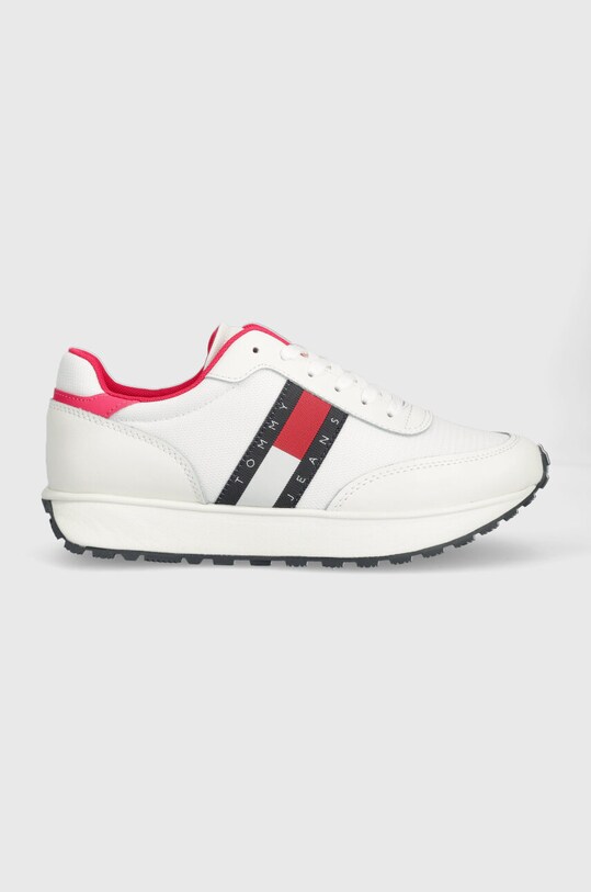 Tenisice Tommy Jeans TJW RETRO RUNNER tekstil bijela EN0EN02278