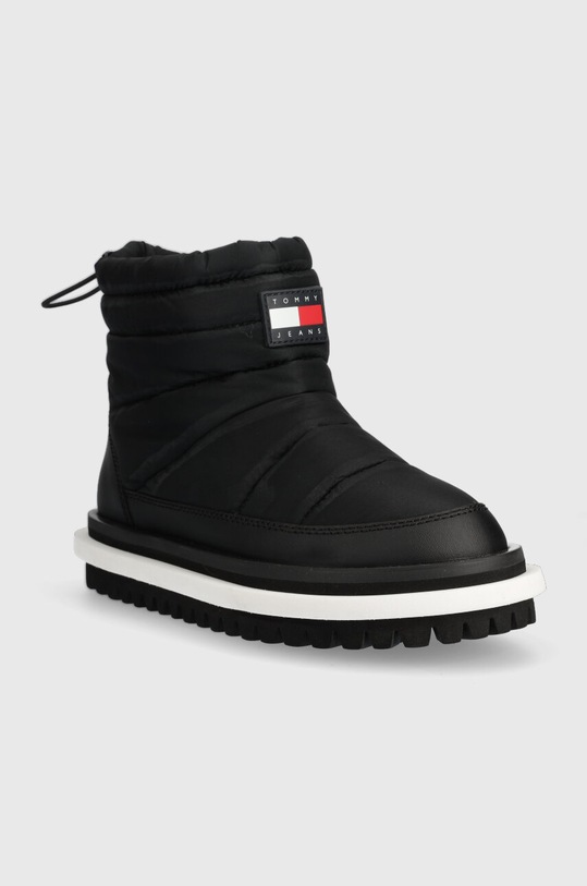 Tommy Jeans śniegowce TJW PADDED FLAT BOOT EN0EN02292 czarny AW23