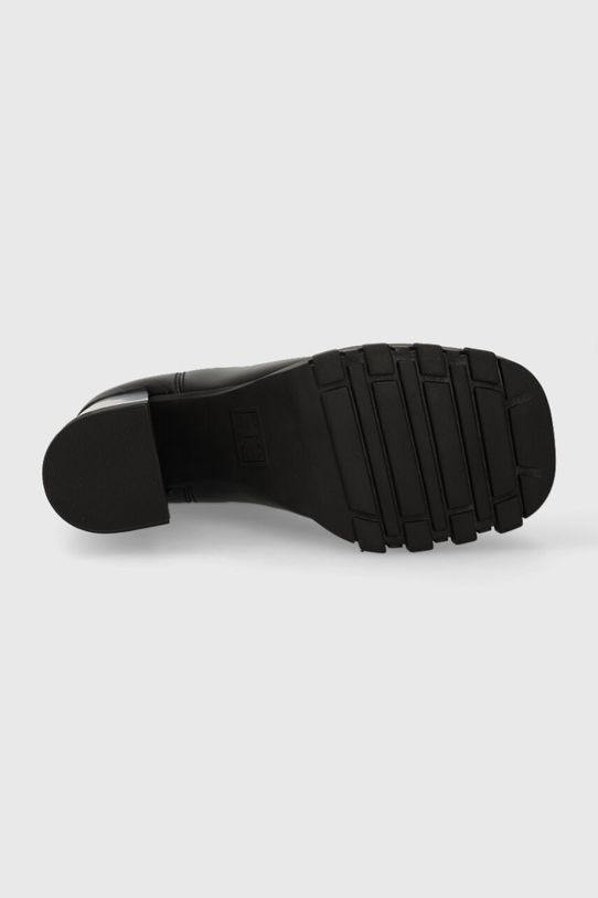 Kožené topánky chelsea Tommy Jeans TJW HIGH HEEL EN0EN02306 čierna