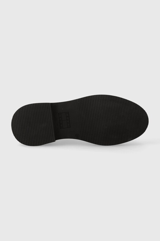 Tommy Jeans botki skórzane TJW LACE UP FLAT BOOT EN0EN02310 biały