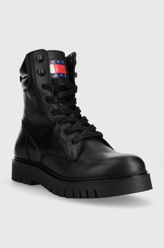 Кубинки Tommy Jeans TJW LACE UP BOOT EN0EN02314 черен AW23