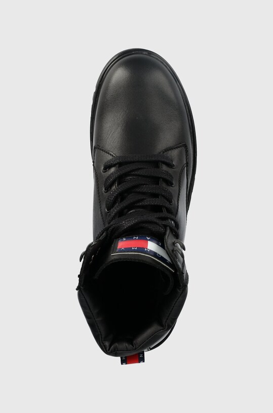Полусапоги Tommy Jeans TJW LACE UP BOOT чёрный EN0EN02314