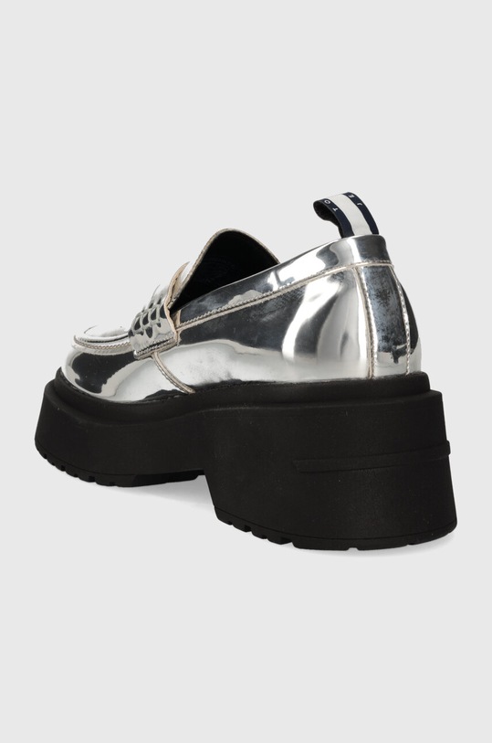 Încălțăminte Tommy Jeans mocasini TJW CHUNKY LOAFER METALLIC EN0EN02321 argintiu
