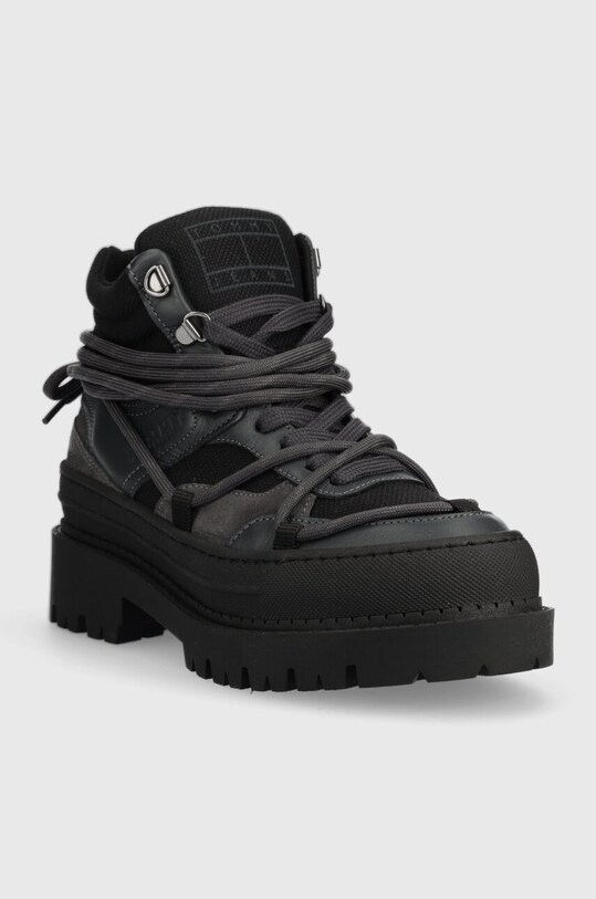 Tommy Jeans sneakers TJW HYBRID BOOT EN0EN02338 negru AW23