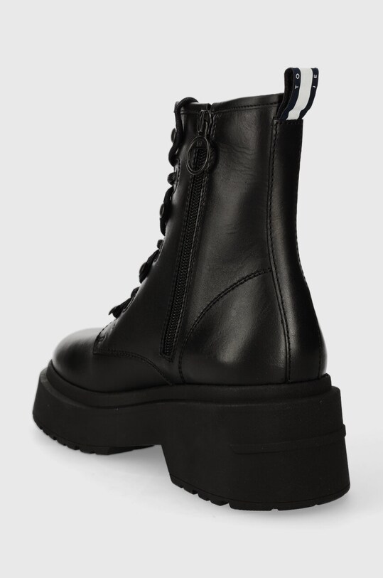 Obuv Kožené workery Tommy Jeans TJW LACE UP BOOT CHUNKY EN0EN02404 čierna