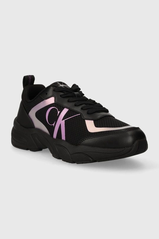 Calvin Klein Jeans sneakersy RETRO TENNIS HYPER MESH WN YW0YW01141 czarny AW23