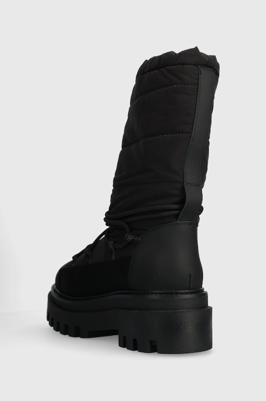 Obuwie Calvin Klein Jeans śniegowce FLATFORM SNOW BOOT NYLON WN YW0YW01146 czarny
