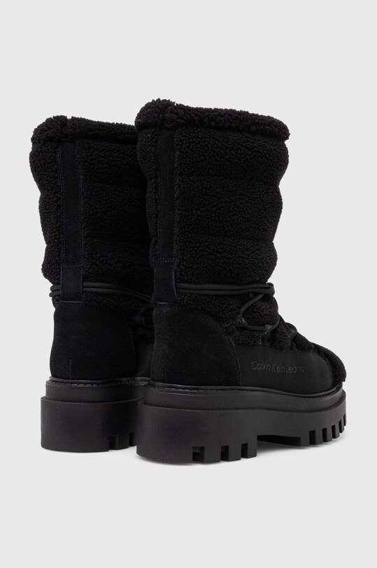 Obuwie Calvin Klein Jeans śniegowce FLATFORM SNOW BOOT SHERPA WN YW0YW01195 czarny