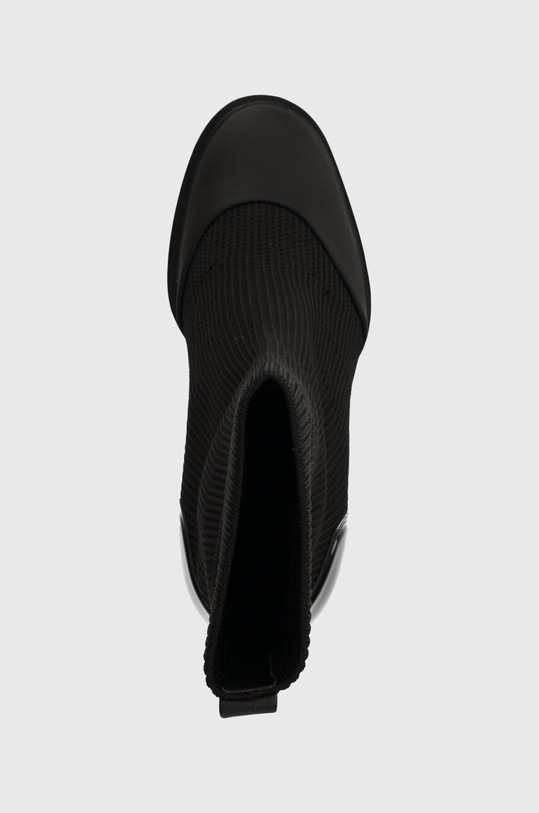 Nízké kozačky Calvin Klein Jeans PLATFORM KNIT SOCK WN černá YW0YW01196