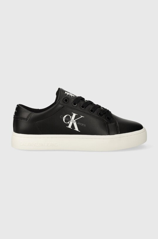 Calvin Klein Jeans sneakers din piele CLASSIC CUPSOLE LACEUP LTH WN Planet friendly negru YW0YW01269