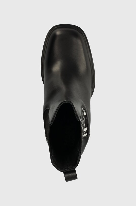 Шкіряні черевики Karl Lagerfeld VOYAGE VI чорний KL30158.000