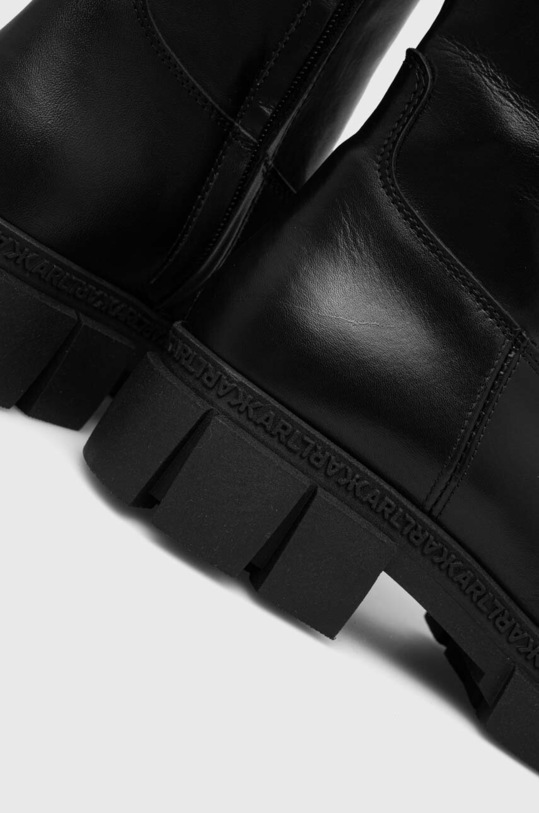 Karl Lagerfeld kozaki skórzane ARIA czarny KL43290.000