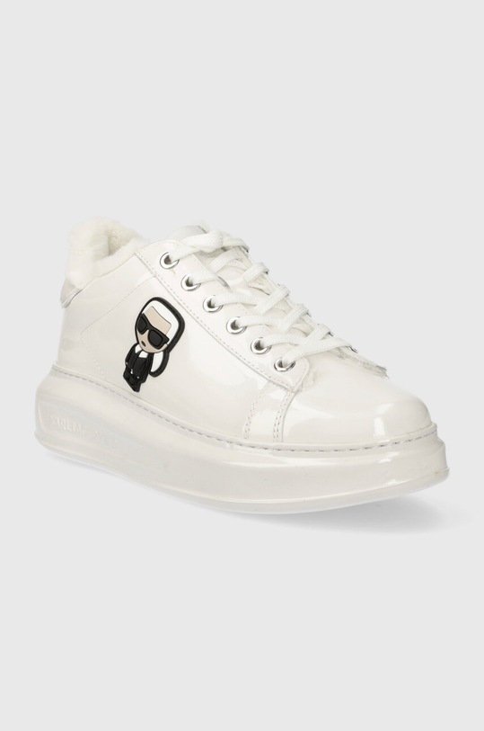 Karl Lagerfeld sneakersy skórzane KAPRI KL62530S.111 biały AW23