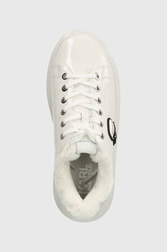 Karl Lagerfeld sneakersy skórzane KAPRI biały KL62530S.111