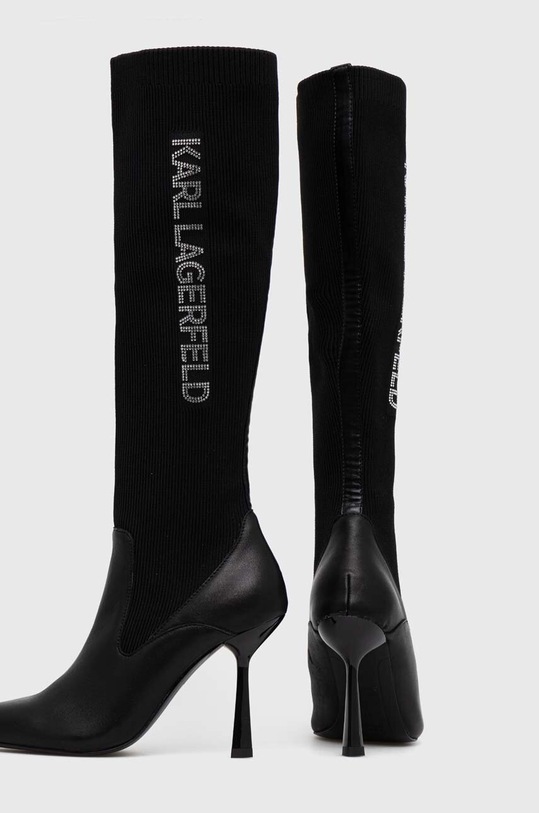 Obuwie Karl Lagerfeld kozaki PANDARA II KL31376F.K0S czarny